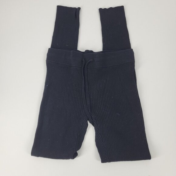 Gapbody Ribbed Black Sweater Leggings - Picture 1 of 5